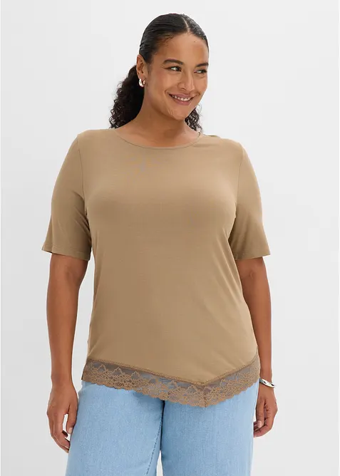 T-shirt en viscose douce, bonprix