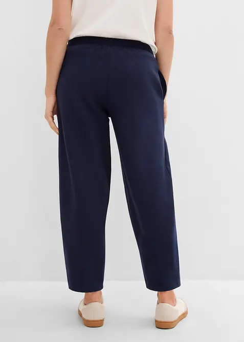 Pantalon sweat coupe barrel 100% coton, bonprix
