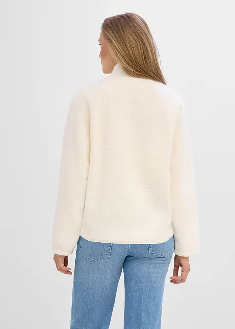 Umstands- und Tragejacke aus Teddyfleece, bonprix