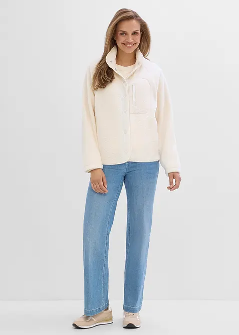 Umstands- und Tragejacke aus Teddyfleece, bonprix