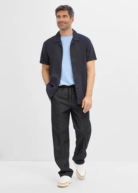 Leichte Loose-Fit Schlupfhose, Straight, bonprix