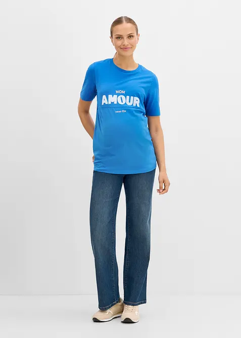 2-in-1 Umstands- und Stillshirt aus Bio-Baumwolle, bonprix