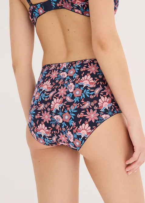 Lot de 4 slips taille haute coton, bonprix