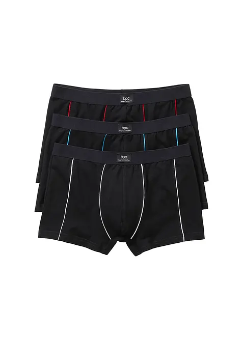 Boxershorts eng mit Baumwolle (3er Pack), bonprix
