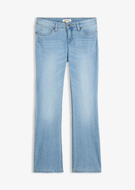 Jean bootcut taille mi-haute, extensible et confortable, bonprix