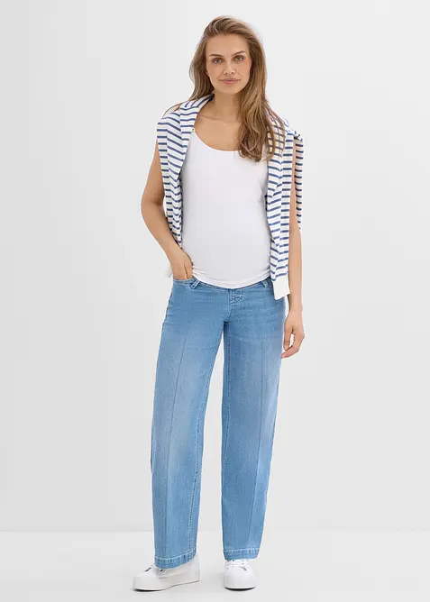 Jean large de grossesse, long et extensible, bonprix