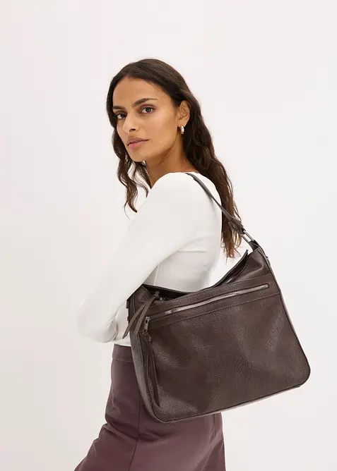 Cabas avec poche ext&eacute;rieure, bonprix