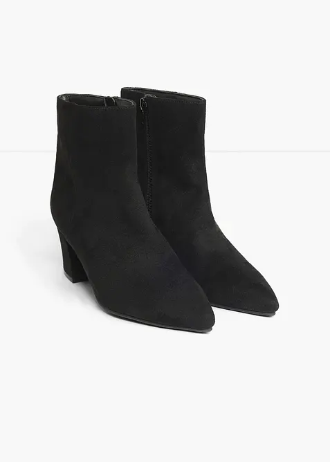 Bottines &agrave; talon bloc, bonprix