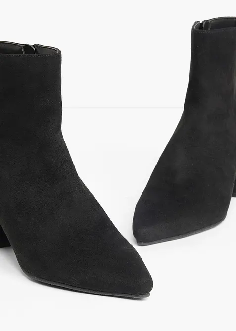 Bottines &agrave; talon bloc, bonprix