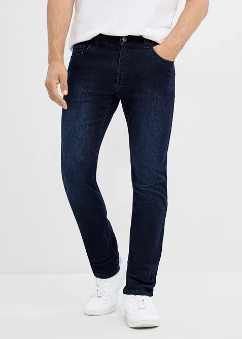 Jean slim et droit &agrave; taille &eacute;lastiqu&eacute;e, bonprix