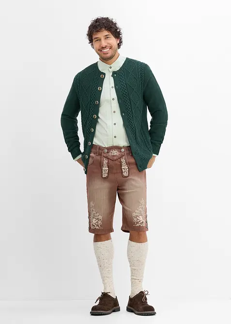 Gilet bavarois en maille douce, bonprix