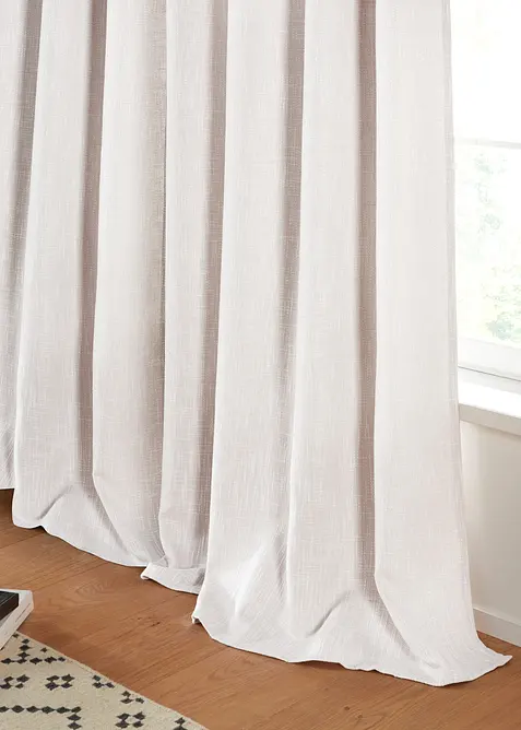 Rideau opaque textur&eacute; (1 pce), bonprix