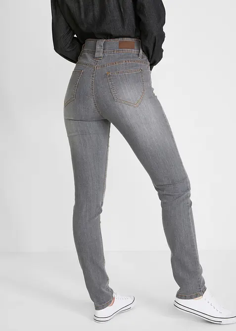 Jean slim taille haute, extensible, bonprix