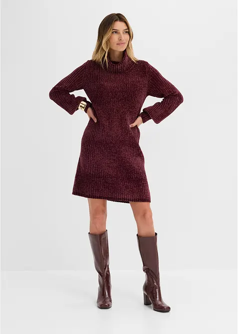 Robe en maille chenille, bonprix
