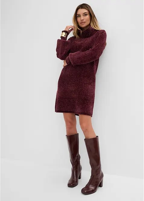 Robe en maille chenille, bonprix