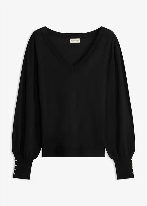 Feinstrickpullover aus Viskose-Mix, bonprix