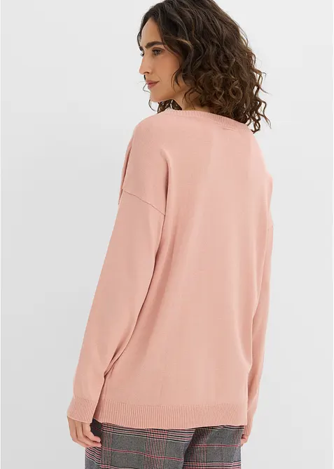 Oversize-Pullover aus Viskose- mix, bonprix