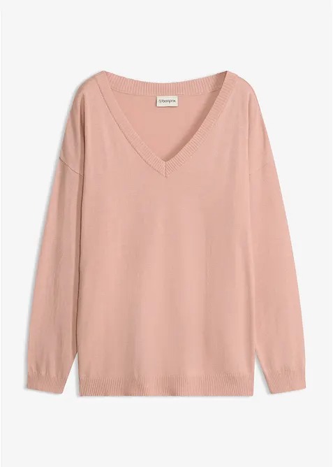 Oversize-Pullover aus Viskose- mix, bonprix