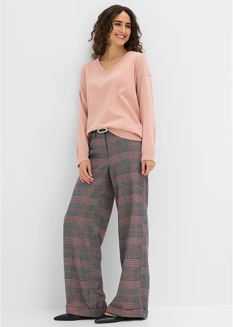 Oversize-Pullover aus Viskose- mix, bonprix