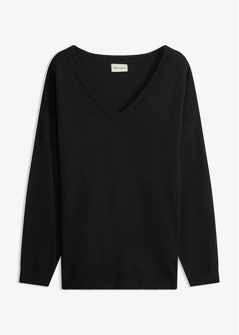 Oversize-Pullover aus Viskose- mix, bonprix