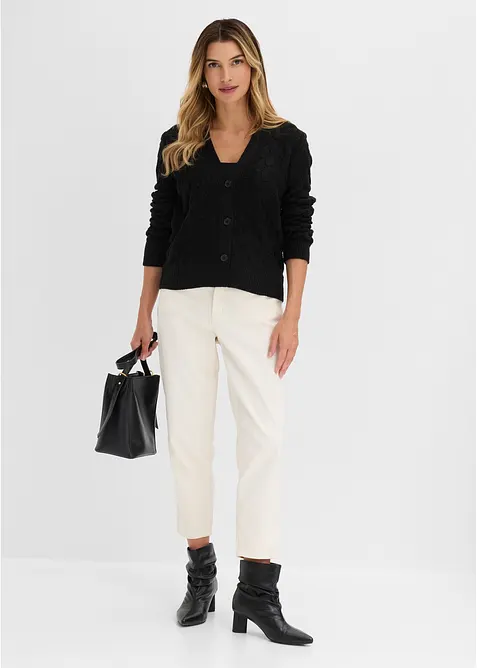 Ajour-Strickjacke, bonprix