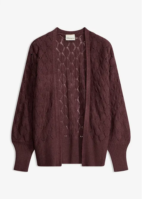 Ajour-Strickjacke, bonprix