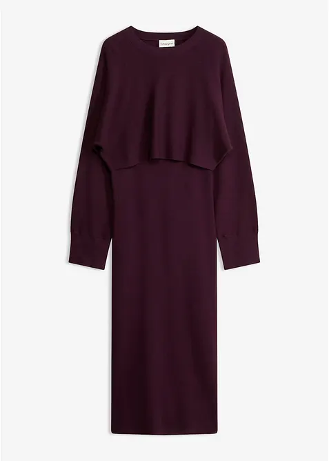 Robe et pull en maille (ens. 2 pces), bonprix