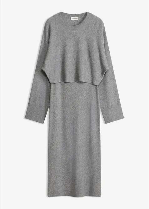 Ensemble 2 pi&egrave;ces en maille, bonprix