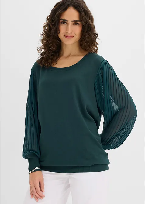 Feinstrickpullover aus softem Viskose-Mix, bonprix