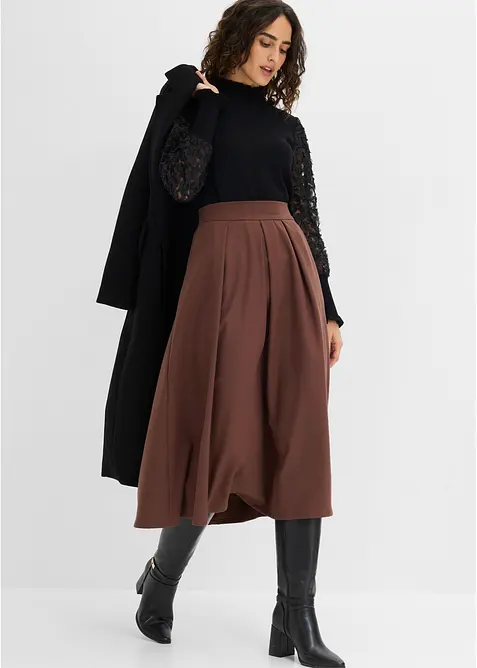 Rollkragenpullover aus weichem Viskose-Mix, bonprix