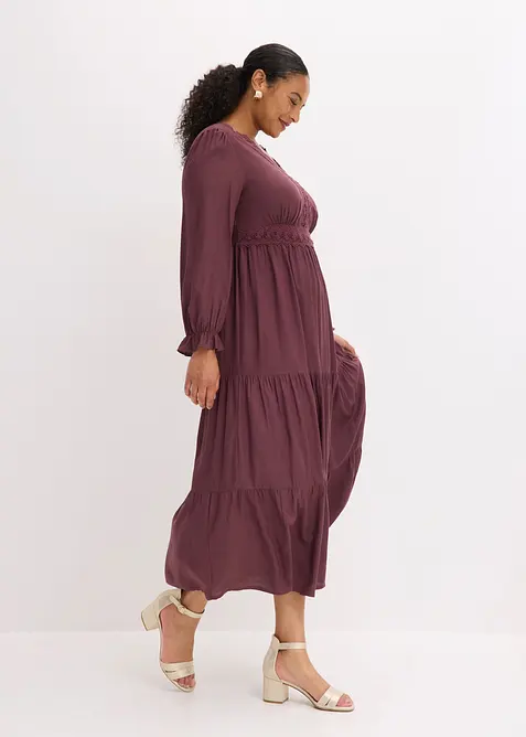 Maxikleid aus reiner Viskose, bonprix