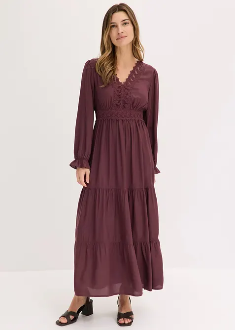Maxikleid aus reiner Viskose, bonprix