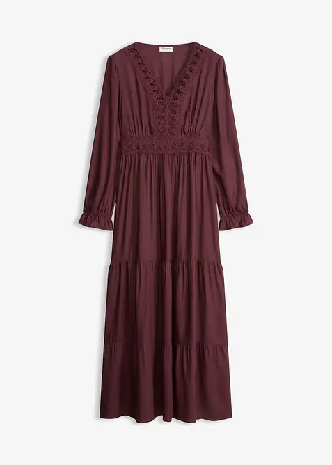 Maxikleid aus reiner Viskose, bonprix