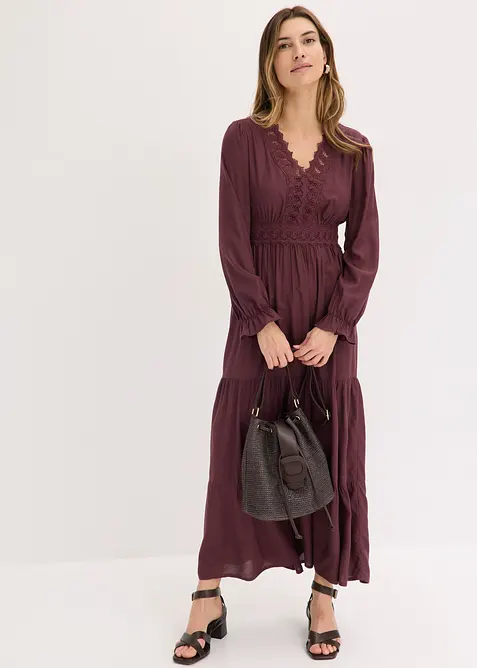Maxikleid aus reiner Viskose, bonprix