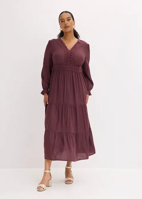 Maxikleid aus reiner Viskose, bonprix