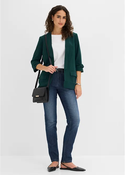 Longblazer mit drapierten &Auml;rmeln, bonprix