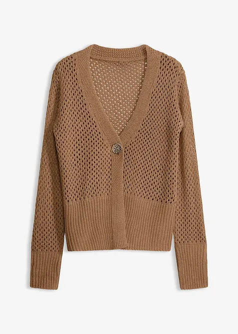 Ajour-Strickjacke, bonprix