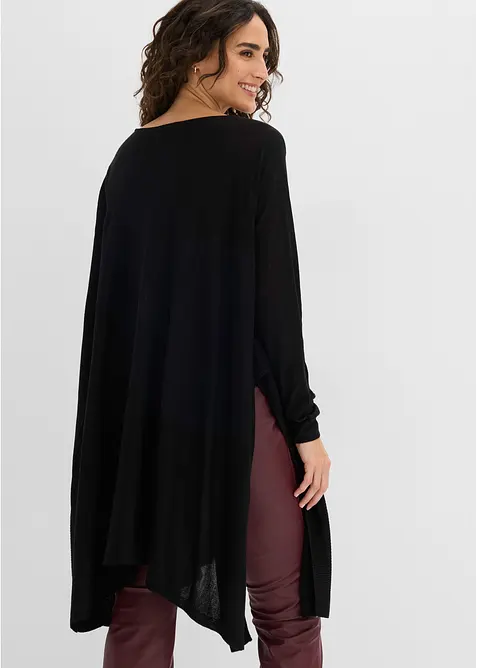 Long-Pullover aus Viskose-Mix, bonprix