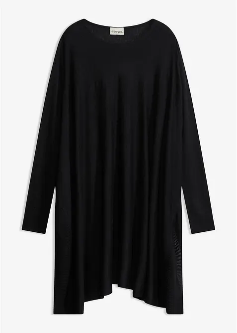 Long-Pullover aus Viskose-Mix, bonprix