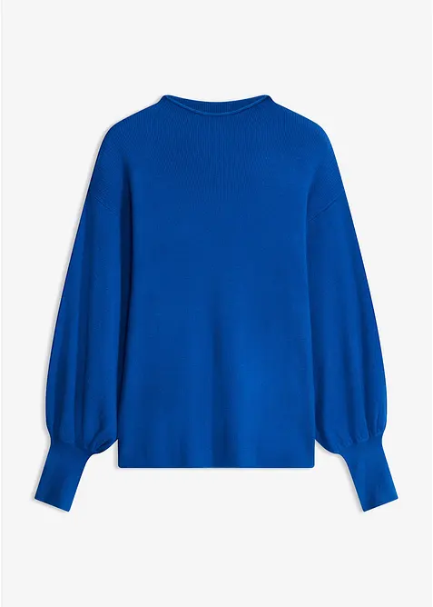 Strickpullover mit Ballon&auml;rmeln, bonprix