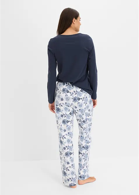 Pyjama aus reiner Bio-Baumwolle, bonprix