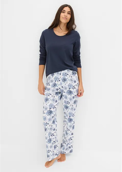 Pyjama aus reiner Bio-Baumwolle, bonprix