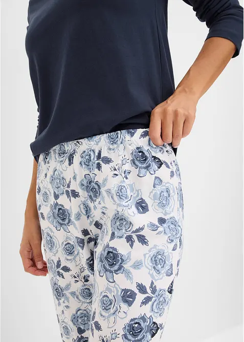 Pyjama aus reiner Bio-Baumwolle, bonprix