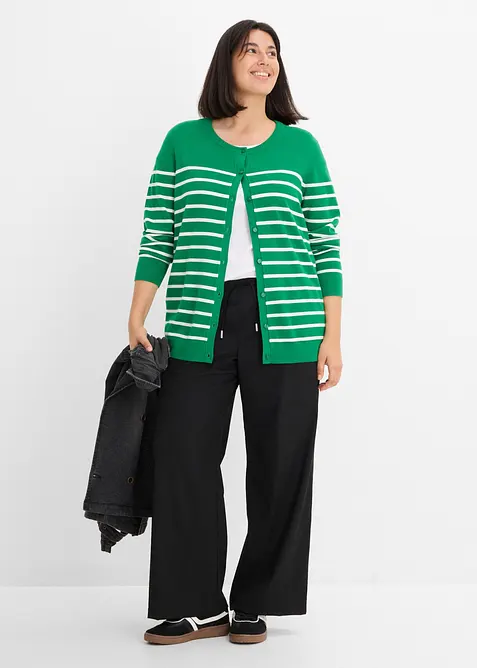Feinstrickjacke aus weichem Viskose-Mix, bonprix