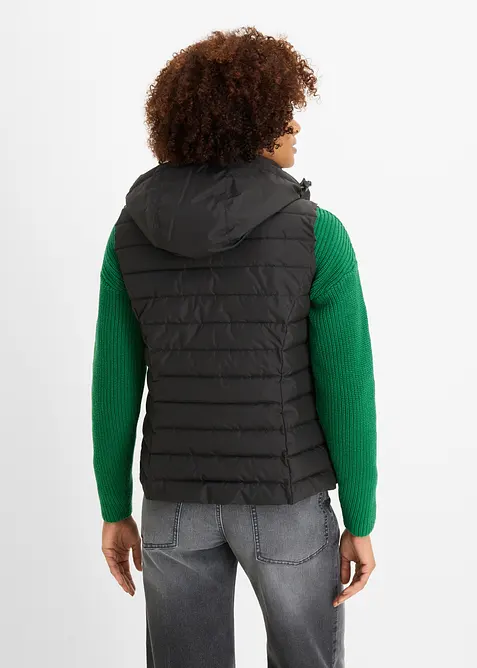 Doudoune sans manches &agrave; capuche, bonprix