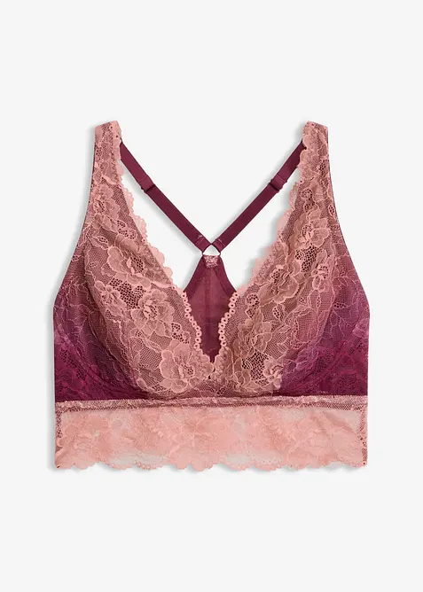 Bustier mit zarter Spitze im Farbverlauf, bonprix