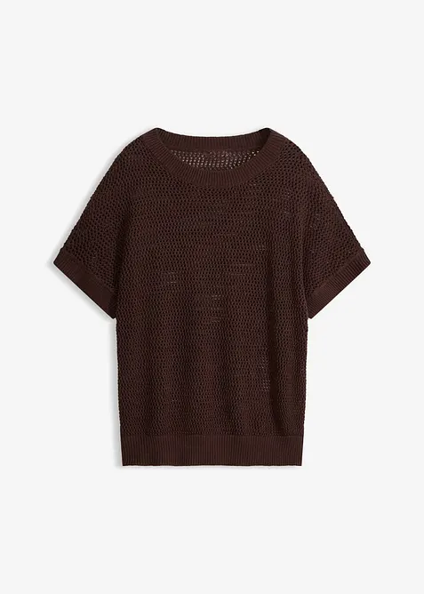 Oversize-Pullover aus Baumwoll-Mix, bonprix