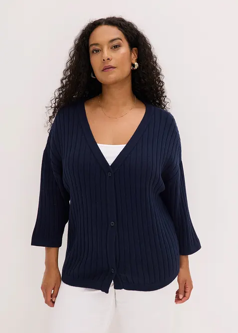 Strickjacke aus Viskose-Mix, bonprix