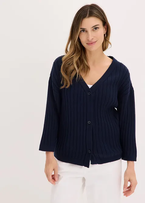 Strickjacke aus Viskose-Mix, bonprix
