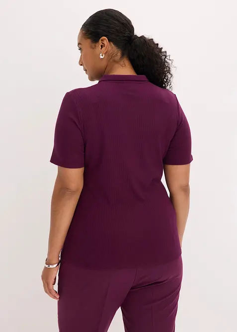 Polo en viscose extensible, bonprix